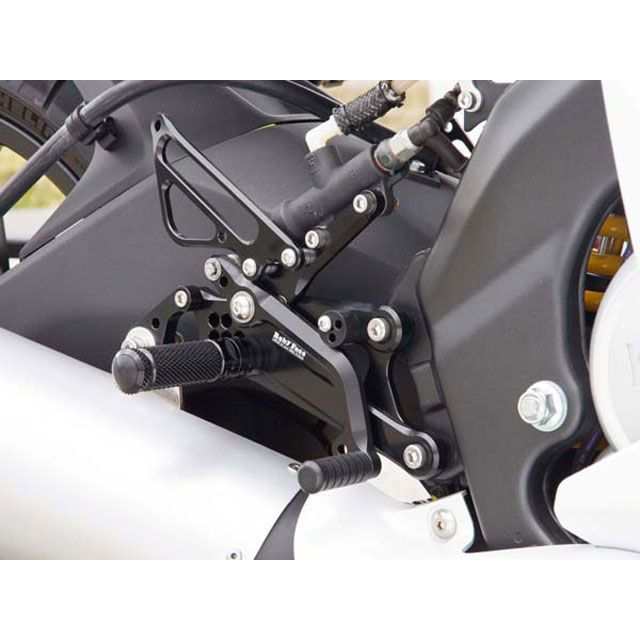 ベビーフェイス YZF R125 バックステップキット 仕様 ノーマル カラー ブラック BABYFACE バイク