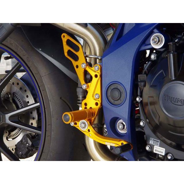 ベビーフェイス SPEED TRIPLE 1050 バックステップキット カラー ブラック BABYFACE