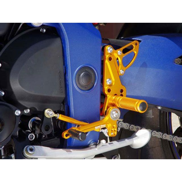 ベビーフェイス SPEED TRIPLE 1050 バックステップキット カラー ゴールド BABYFACE_2