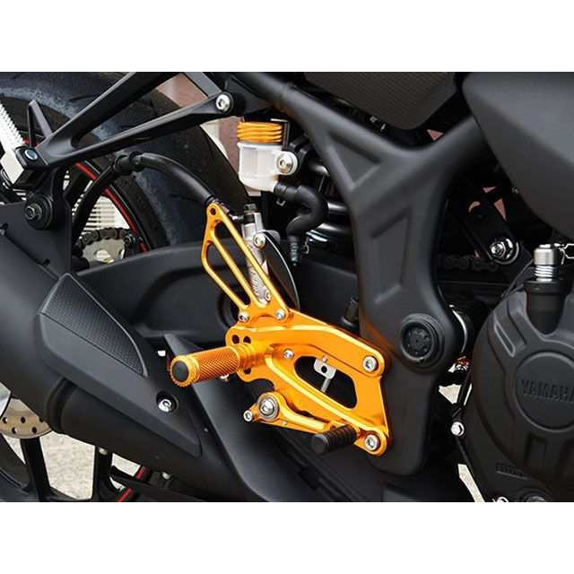 ベビーフェイス MT-25 YZF R25 バックステップキット カラー ブラック BABYFACE バイク