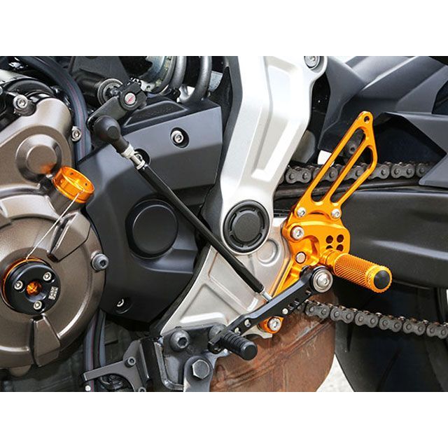 ベビーフェイス MT-07/FZ-07 バックステップキット カラー ゴールド