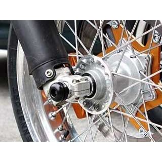 ベビーフェイス 汎用 アクスルプロテクター（〜270mm） F/R共通 カラー ブラック BABYFACE バイクの通販は 5,403円