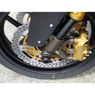 ベビーフェイス ZX-10R アクスルプロテクター フロント カラー ブラック BABYFACE バイクの通販は