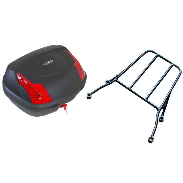 ワールドウォーク ADV150用リアキャリア リアボックスセット 容量 48リッター WW