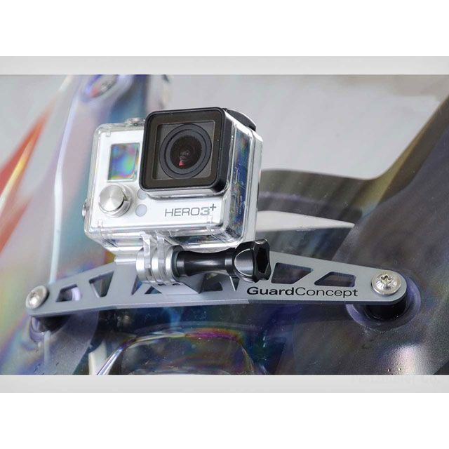 ワンダーリッヒ R1250RS アクションカメラホルダー（シルバー） Wunderlich