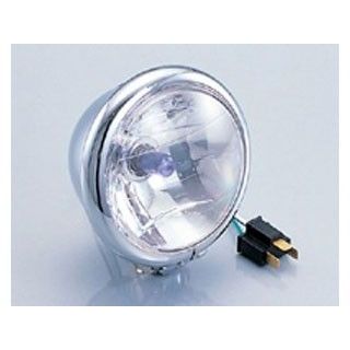 キタコ 汎用 マルチリフレクターヘッドライトASSY 4-1/2インチ（メッキ） KITACO バイクの通販は 5,364円