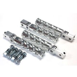 ガレージT&F XV250ビラーゴ コンバットフットペグ セット内容 フロント＆リアセット カラー ポリッシュ T&F バイクの通販は 30,779円