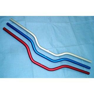 【メーカー直送】力造 汎用 マッスルハンドルバー 4.7インチ ブラストカラー カラー ブルー power-craf バイクの通販は 8,342円