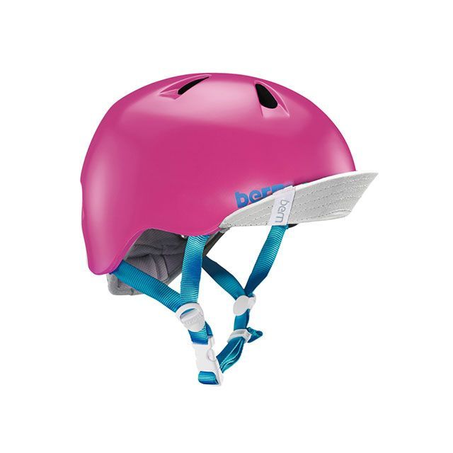 バーン（自転車） 自転車 幼児用ヘルメット bern（バーン） ［NINA］ ニーナ 幼稚園年少対象（Satin Hot Pink） サイズ XS/…