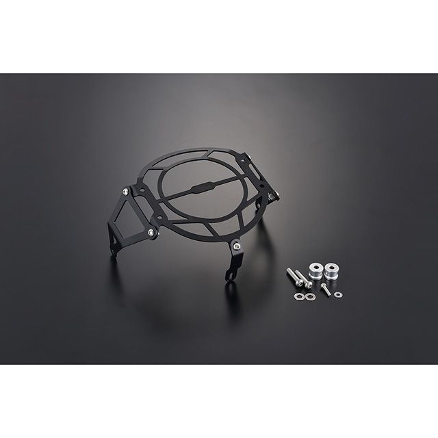 Gクラフト CT125 ヘッドライトガード（ブラック） Gcraft バイクの通販は