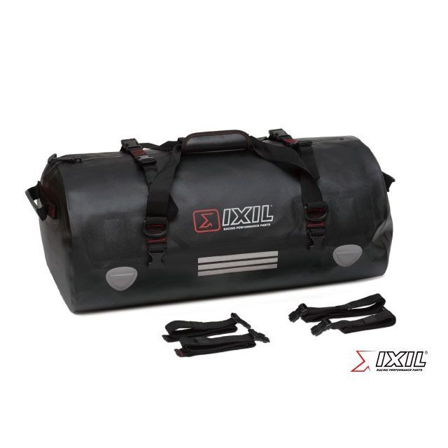 イクシル 汎用 IXIL製 バイク用 防水 ツーリングバック シートバック 肩掛けバッグ 大容量 50L ブラック IXIL_1