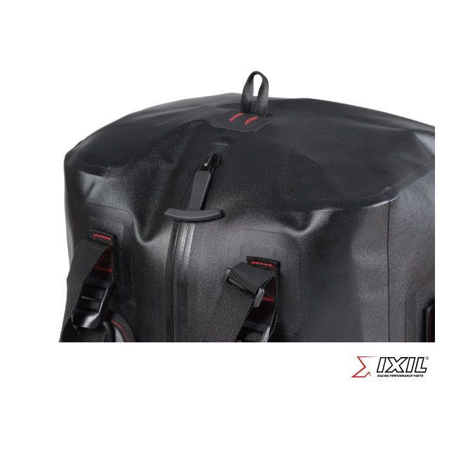 イクシル 汎用 IXIL製 バイク用 防水 ツーリングバック シートバック 肩掛けバッグ 大容量 50L ブラック IXIL_4