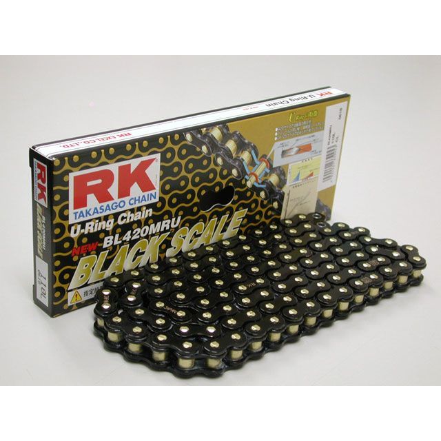 アールケー・ジャパン 汎用 ストリート用チェーン BL420MRU（ブラック） リンク数 120L rk-japan バイクの通販は 6,226円