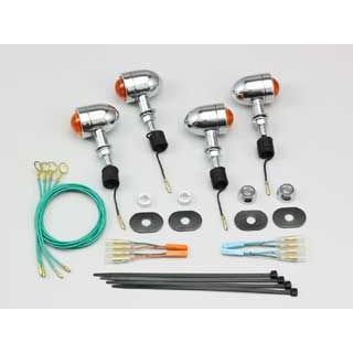 ハリケーン W800 ミニブレットウインカーキット カラー オレンジレンズ HURRICANE バイクの通販は