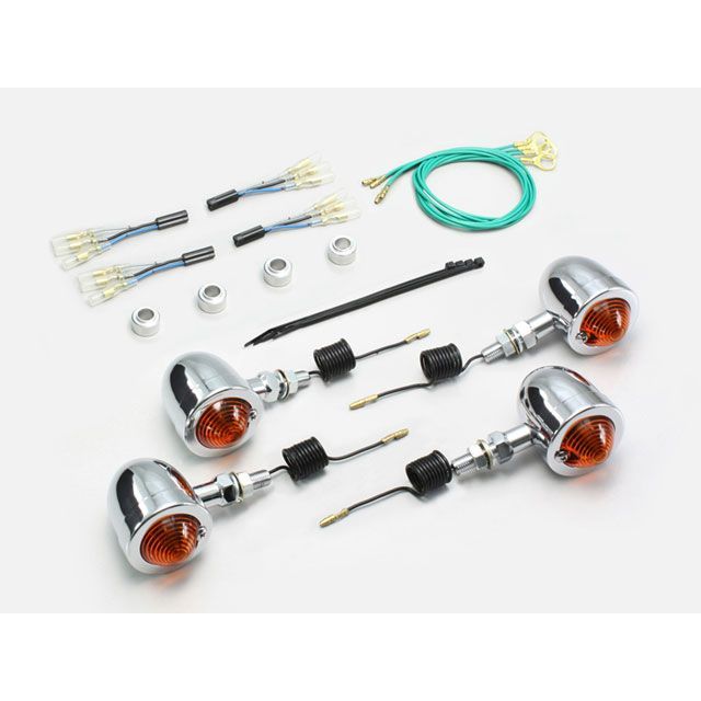 フレームデザイン確認用 ハリケーン BOLT Cスペック ブレットウインカーキット φ50mm ノーマル