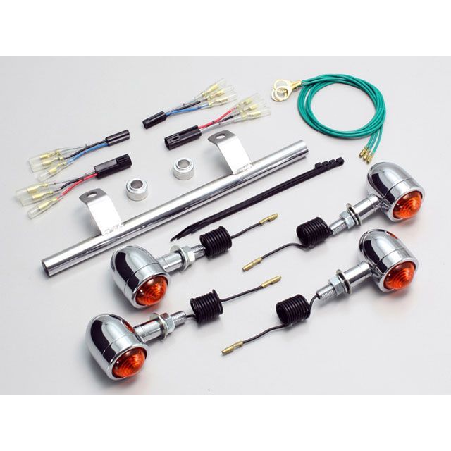 ハリケーン BOLT/R/ABS ミニブレットウインカーキット カラー オレンジレンズ HURRICANE バイクの通販は 11,545円