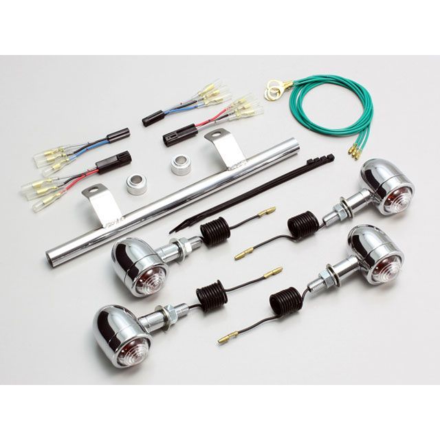 ハリケーン BOLT/R/ABS ミニブレットウインカーキット カラー クリアレンズ HURRICANE バイクの通販は