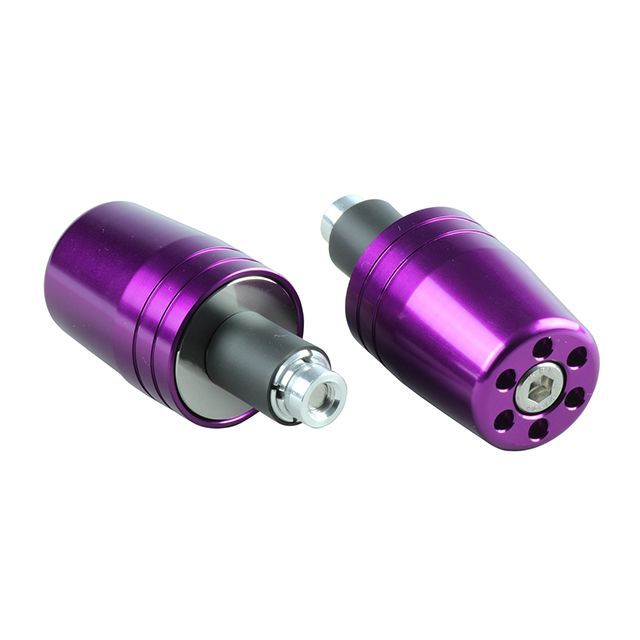 ポッシュフェイス ウルトラヘビーウェイトバーエンドユニバーサルタイプ/内径14-19mm対応（ブルーベリー） POSH Faith バイクの通販は 5,233円