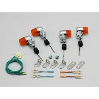 ハリケーン モンキー（FI） ミニ ウインカーキット カラー オレンジレンズ HURRICANE バイクの通販は