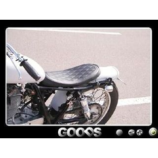 グッズ SR400/500 タンデムチョッパーシート タイプ ダイアモンド