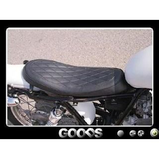 グッズ SR400/500 タンデムチョッパーシート タイプ ダイアモンド