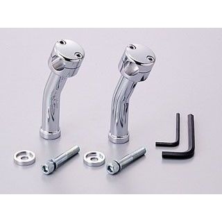 ハリケーン φ1インチ ハンドルポスト 6インチドラッグポストプルバック HURRICANE バイクの通販は 12,978円