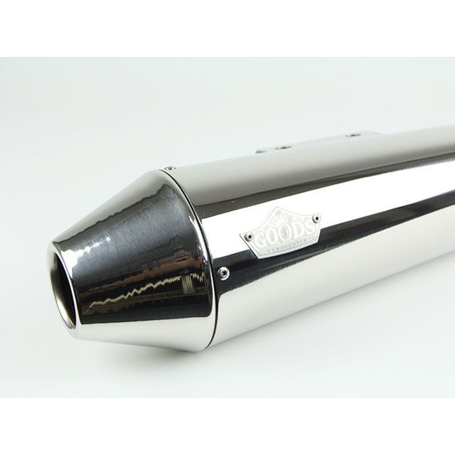 ☆美品☆SR400 GOODS スリップオンマフラー　サイレンサー goodsショッピングサイト/商品詳細 TAPERED CONE スリップオン