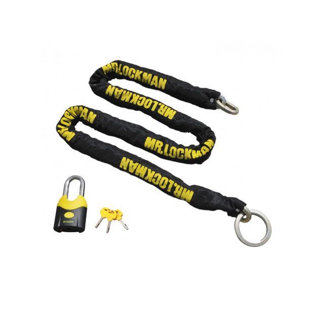 ミスターロックマン ML-019 ストロング8 2m BK/YE Mr．LOCKMAN バイク