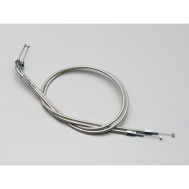 ハリケーン CB400Four スロットルケーブル W 150mmロング（ステンレスメッシュ） HURRICANE バイクの通販は 5,290円