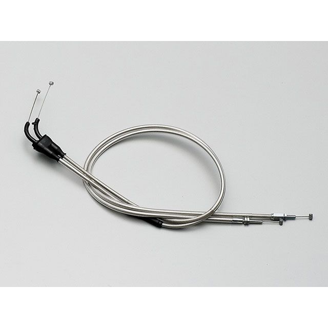 ハリケーン TW200E（ディスク車） TW225（ディスク車） スロットルケーブル W（ステンレスメッシュ） HURRICANE