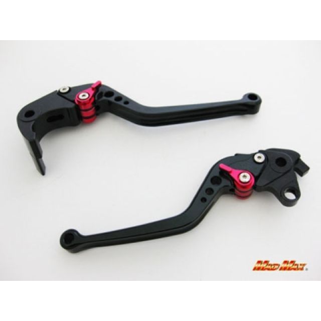 マッドマックス CB1000R CBR1000RR ホンダ系アルミ削り出しカスタムレバーセット（3） カラー ブラック MADMAX バイクの通販は