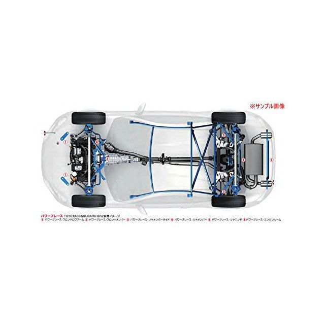 クスコ パワーブレース ZN・ZC6 エンジンルームRG cusco