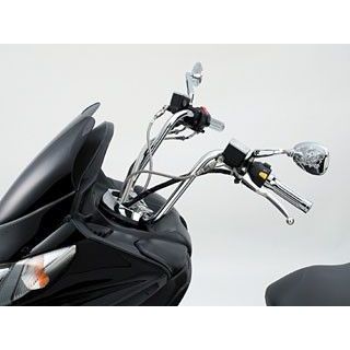 ハリケーン スカイウェイブ250/400 エイプハンガーハンドルキット ケーブル仕様 ブラック HURRICANE バイク