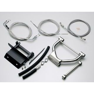 ハリケーン マジェスティ マジェスティC ロングホイールベースキット（150mmロング）ステンレスメッシュケーブル仕様 HURRICANE バイクの通販は 45,990円