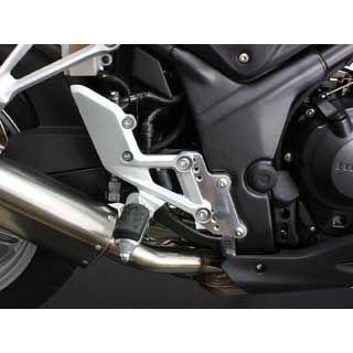 ハリケーン CBR250R ステップオフセットプレート（シルバーアルマイト） HURRICANE_2