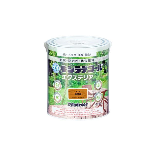 カンペハピオ 水性キシラデコール エクスS ピニー 1.6L Kanpe Hapio