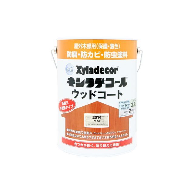 カンペハピオ 水性キシラデコール ウッド ワイス 3.4L Kanpe Hapio