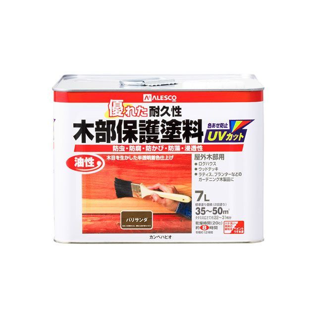 カンペハピオ 油性木部保護塗料 パリサンダ 7L Kanpe Hapio