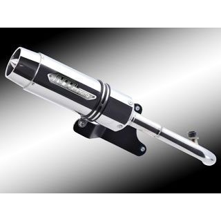 ガレージT&F バルカン400 ドラッグパイプマフラー タイプ2 カラー