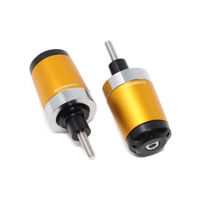 SPEEDRA NINJA250SL NINJA650 ヘビーウェイトハンドルバーエンドスライダー カラー マットゴールド SPEEDRA バイクの通販は 8,481円