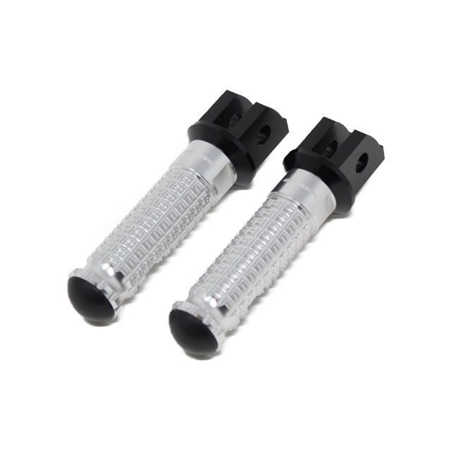 SPEEDRA S1000RR アルミ削り出しステップ スタンダードタイプ ライダー用（取付部カラー：ブラック） ステップバーカラー シルバー SP…