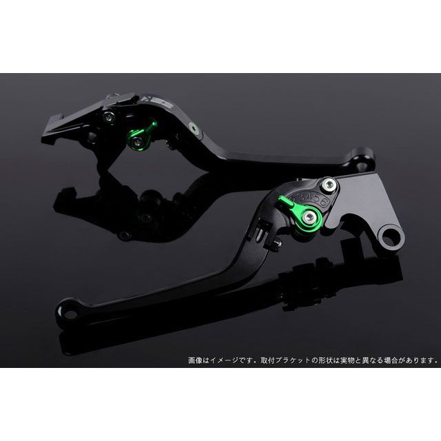 SPEEDRA ADV150 アジャストレバー スタンダード可倒式（レバー本体カラー：グリーン） アジャスターカラー グリーン SPEEDRA バイク