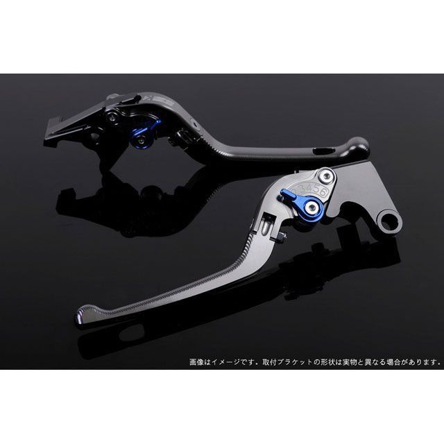 SPEEDRA ADV150 アジャストレバー 3D可倒式（レバー本体カラー：チタン） アジャスターカラー ブルー SPEEDRA