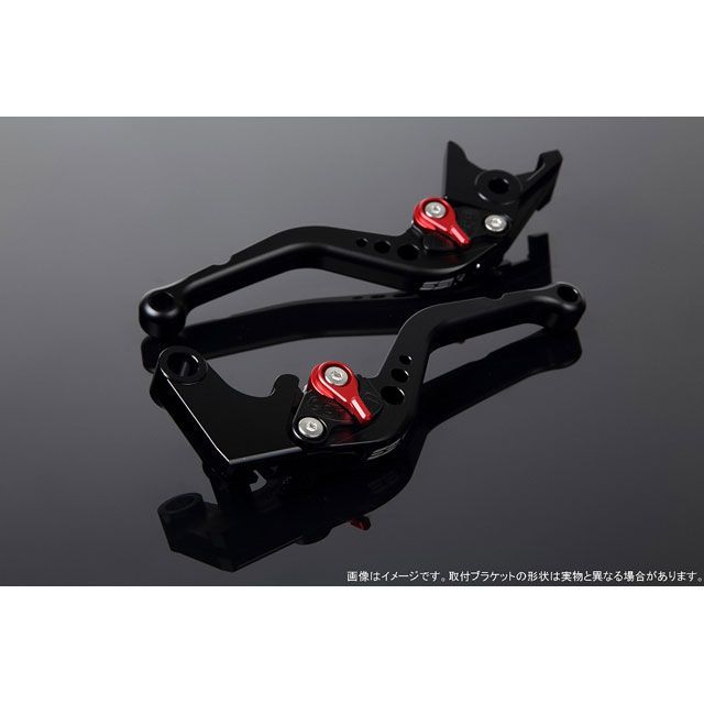 SPEEDRA アジャストレバー スタンダードショート（レバー本体カラー：マットブラック） アジャスターカラー マットレッド SPEEDRA