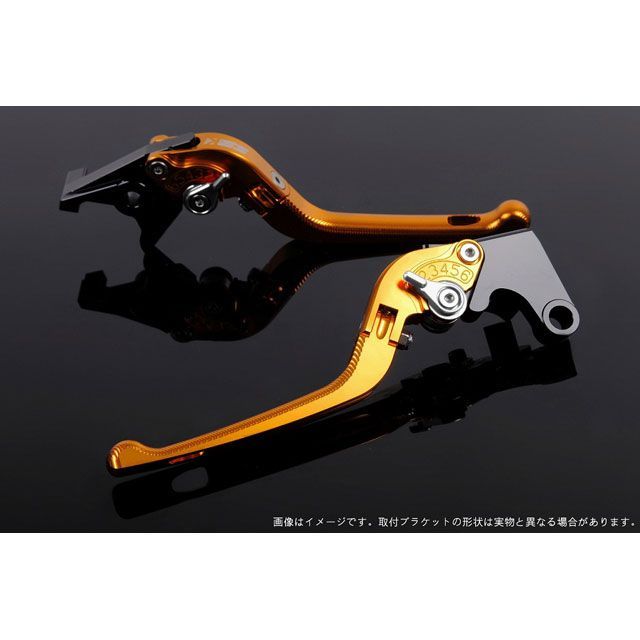 SPEEDRA XMAX アジャストレバー 3D可倒式（レバー本体カラー：ゴールド） アジャスターカラー シルバー SPEEDRA