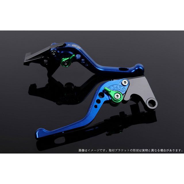 SPEEDRA XMAX アジャストレバー 3Dショート（レバー本体カラー：ブルー
