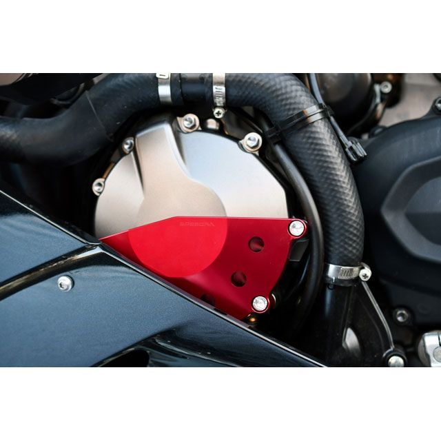 SPEEDRA ZX-6R エンジンカバー 左右セット カラー グリーン SPEEDRAの