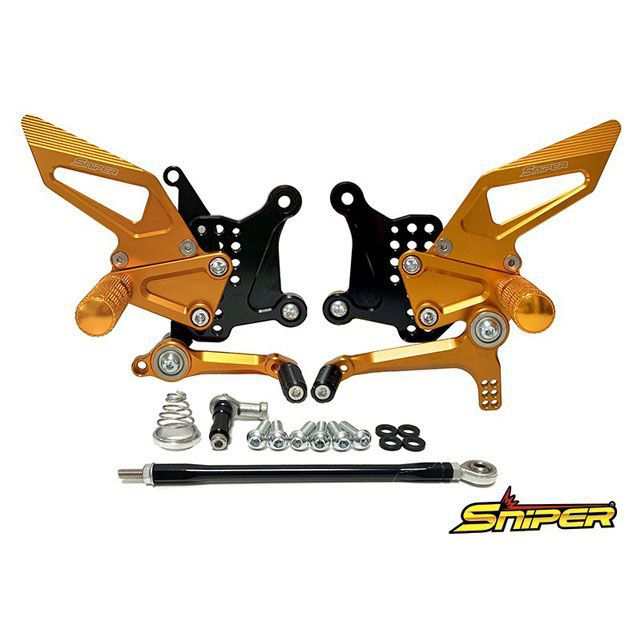 スナイパー NINJA ZX-25R NINJA ZX-25R ストリート用 バックステップ 金 クイックシフター無し車対応 SNIPER バイク