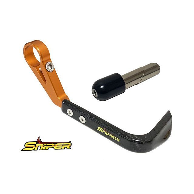 スナイパー 汎用 カーボンブレーキレバーガード 金 汎用17-19mm SNIPER