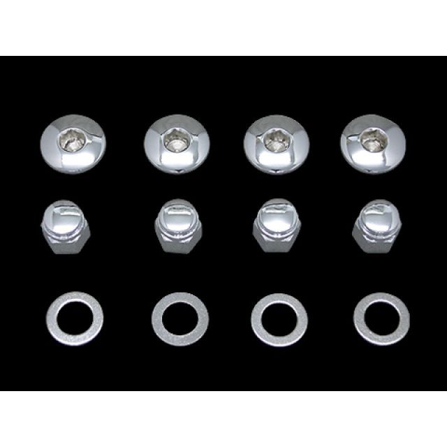 ネオファクトリー ビッグツイン スポーツスターモデル 71-84yBT用ロッカーシャフトエンド アレンボルトキット カラー クローム Neofact…